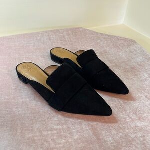 Tory Burch Rosalind Mule in Perfect Black Suede, Size 8